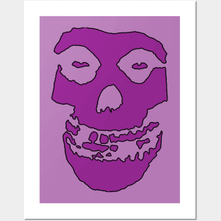 Crimson Ghost - Purple Solid Posters and Art